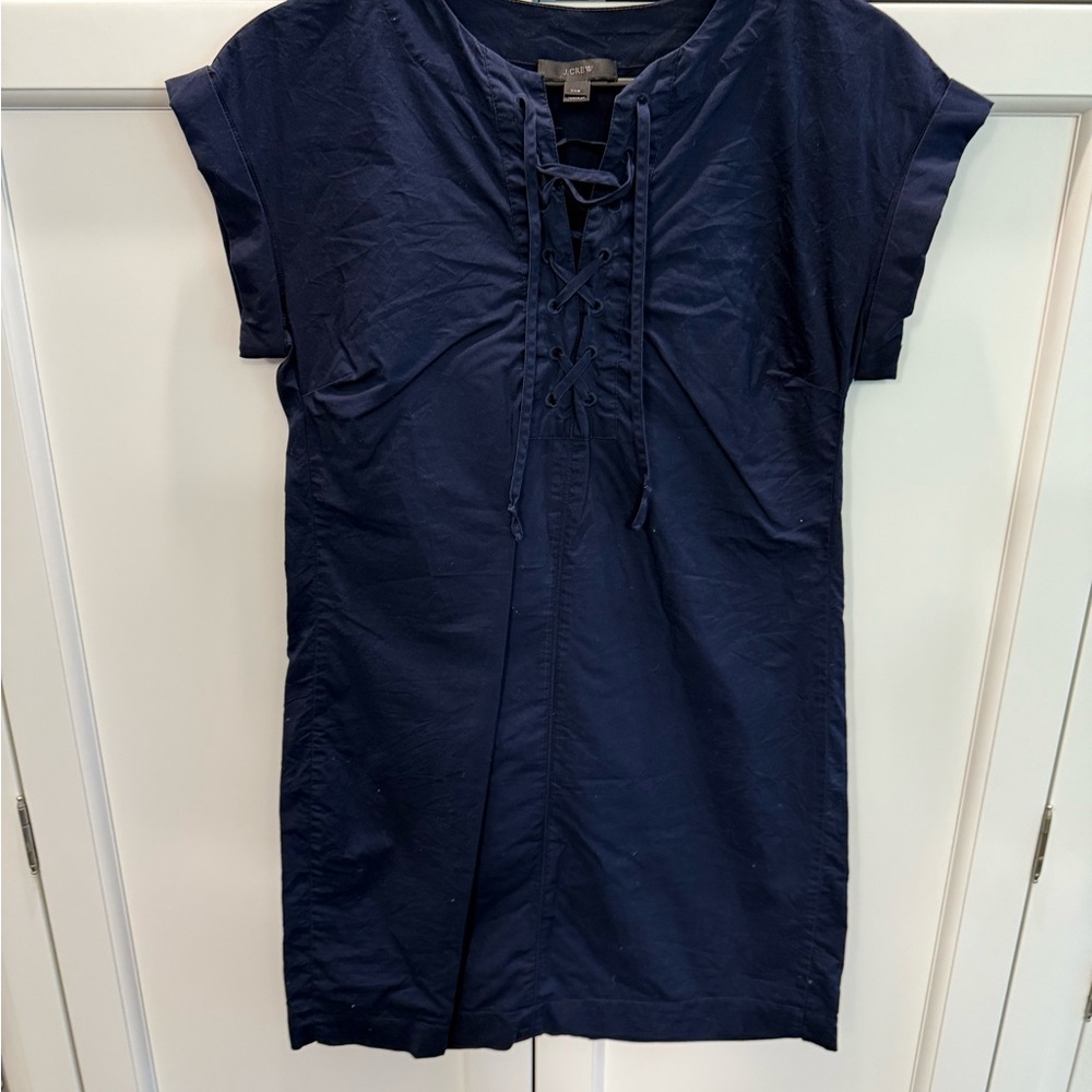 J Crew Navy Blue Women's shift dress